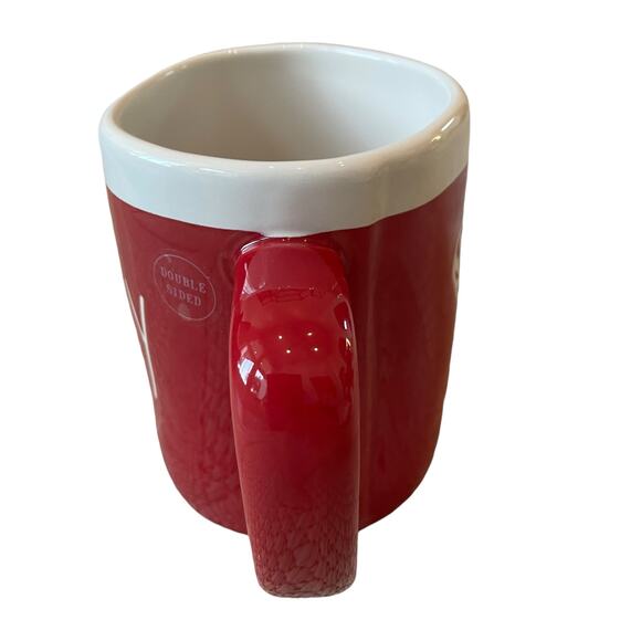 Rae Dunn MERRY Double Sided CANDY CANE Mug NEW Release New - Picture 4 of 14